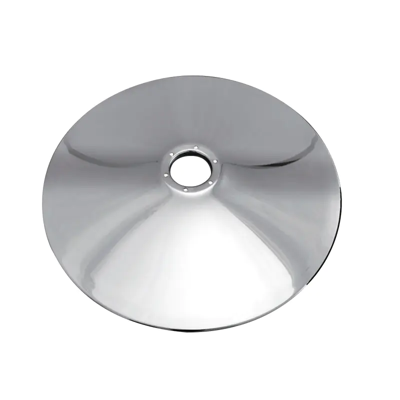 Chrome Round Replacement Salon Chair Base Plate