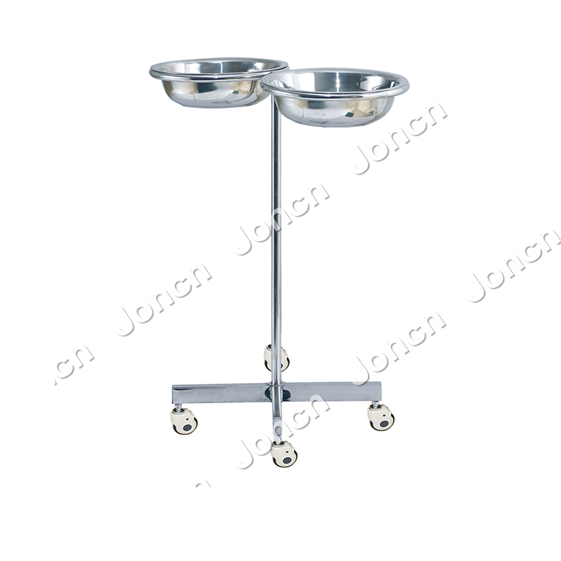 SUS600J57 Mobile 304 Stainless Steel Instrument Trolley for Hospital and Clinical Use