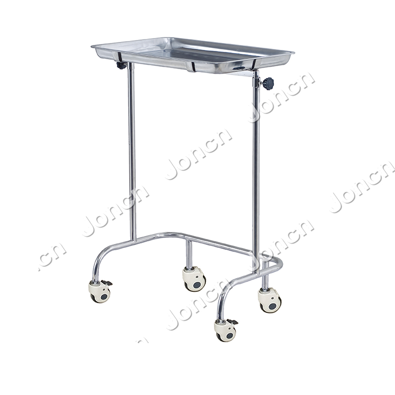 SUS600J57 Mobile 304 Stainless Steel Instrument Trolley for Hospital and Clinical Use