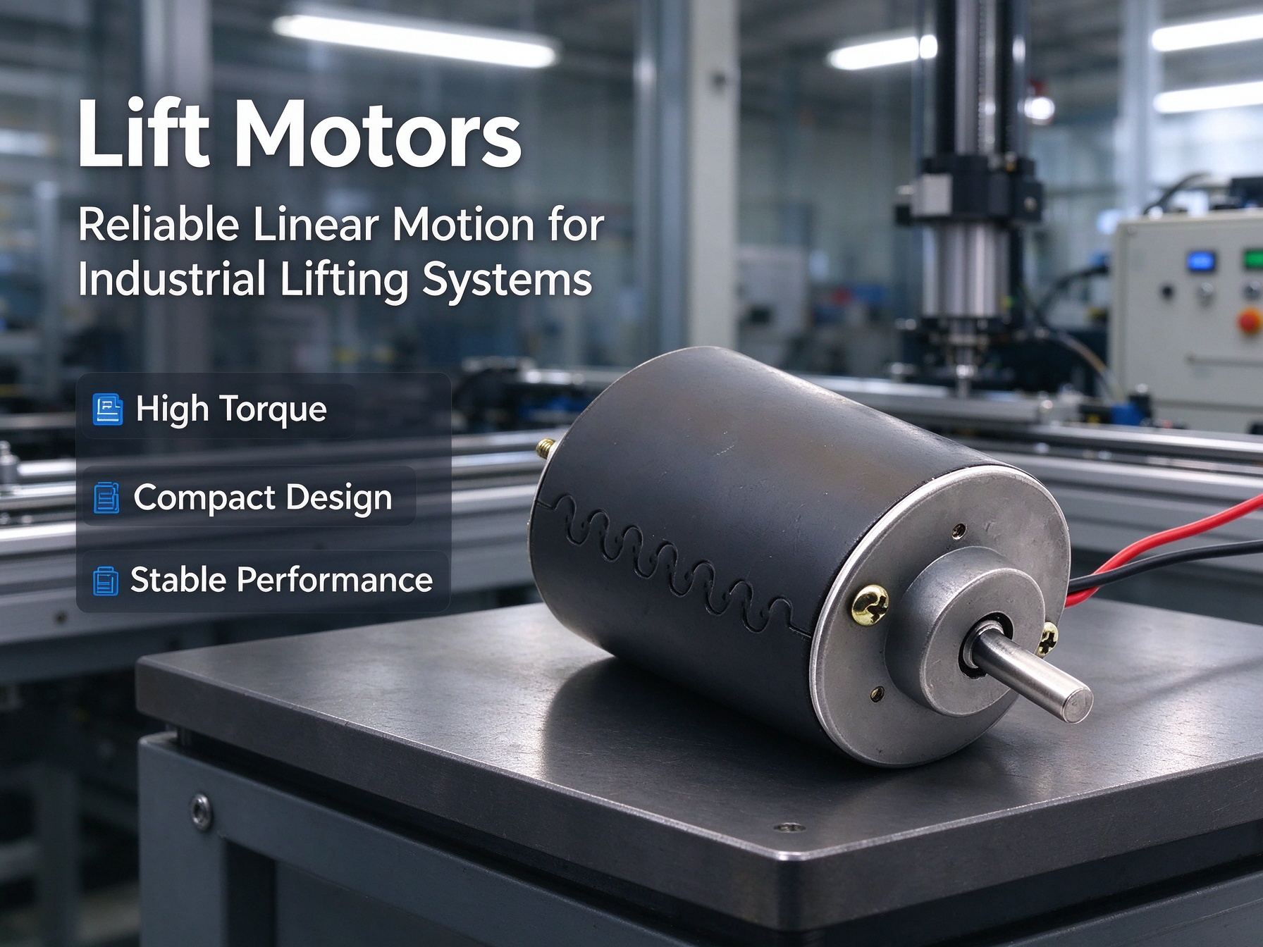 High Torque Lift Motors for Industrial Lifting Systems
