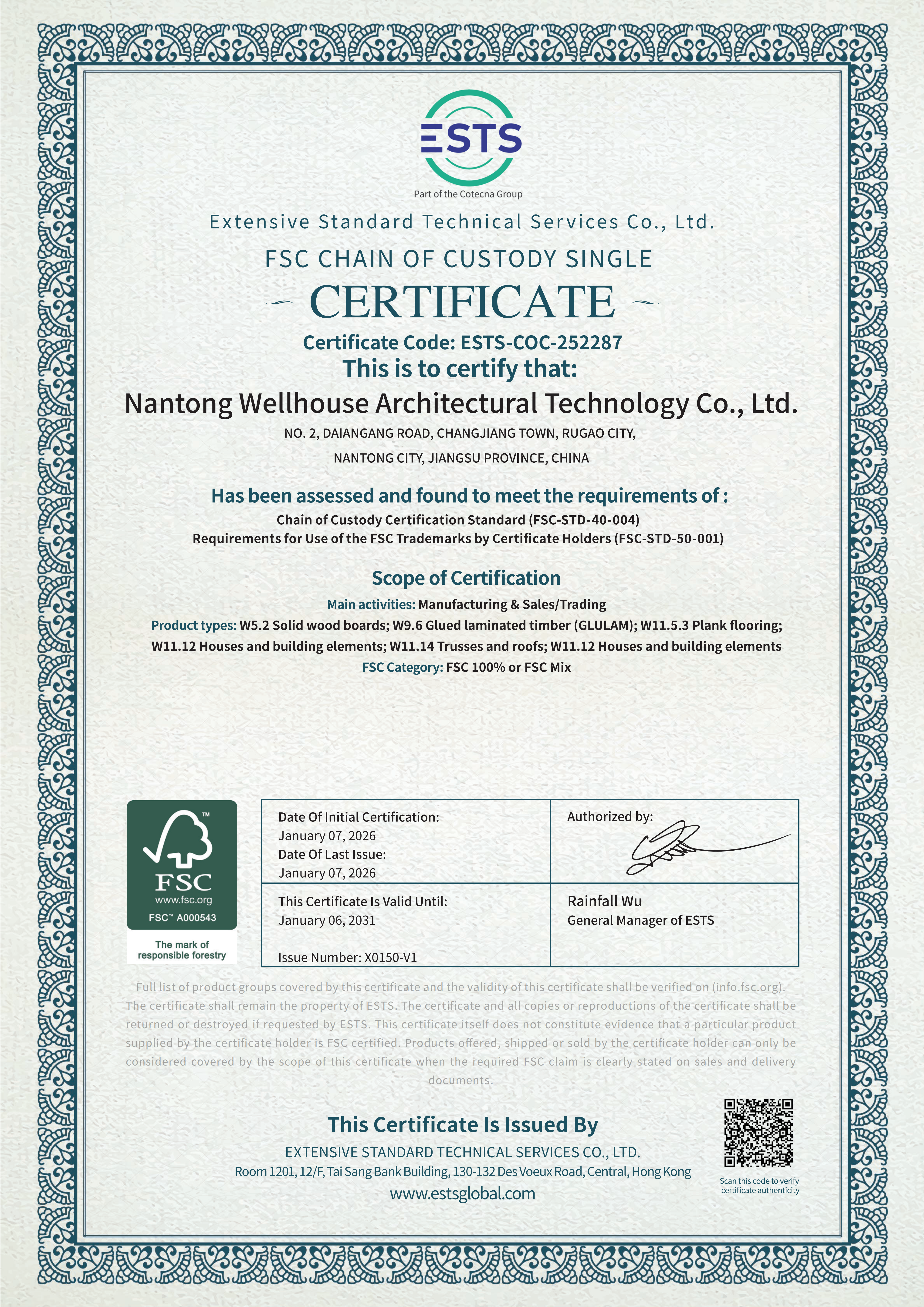 Certificate 4